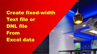 Fixed-width files | How to create fixed-width txt file or DNL file | Why is fixed-width file used?