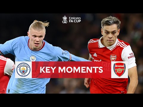 Manchester City v Arsenal | Key Moments | Fourth Round | Emirates FA Cup 2022-23