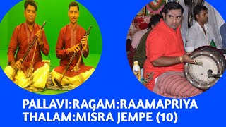 PALLAVI : PART-1 RAGAM:RAAMAPRIYA. nadaswaram :TPNR\u0026YUVRAJ:thavil :K.Manohar. 👍