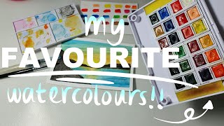 MY FAVOURITE WATERCOLOURS