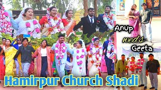 HAMIRPUR CHURCH SHADI VIDEO || Hamirpur Church Sector 20 Rourkela || Church Marriage Video || video