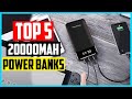 Top 5 Best 20000mah Power Banks in 2024 Reviews