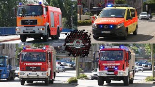 🚨 TLF 24/50 + DLK 23/12 + LF 16/12 + RW Feuerwehr Weißenfels + 2x RTW + NEF MHD Weißenfels