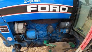 1993 Ford 5030 4WD 4.2 Litre 4-Cyl Diesel Tractor (68HP) With Kverneland Plough