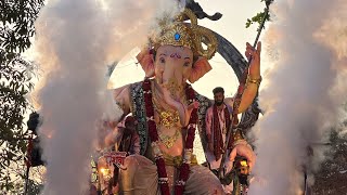 || Kandivali Cha Shree And Charkop Cha Raja Visarjan 2025 ❤️🌍|| #ganpatibappa #charkopcharaja #love