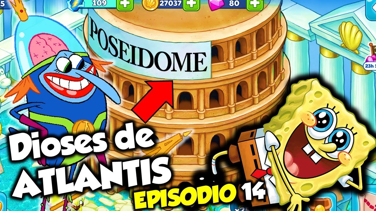 LA ATLANTIDA 🌀🛑| Bob Esponja Las Aventuras En Español 🍍 Burbuja Antigua ...