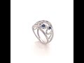 14K Sapphire and Diamonds Ring by Allison Kaufman | Link in the Description