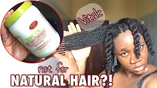 1 PRODUCT DEEP CONDITIONER🤔 | VITALE OLIVE OIL HAIR MAYONNAISE on NATURAL HAIR