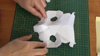 Basic paper craft techniques - building models from PaperHen