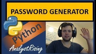 Python 3.6: Creating a RANDOM PASSWORD GENERATOR!!!
