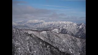 冬の御在所岳　登山