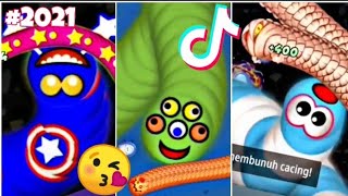 TikTok Cacing WormsZone.io Viral Video Terbaru (Best TikTok Worms Zone io Gameplay Compilation) #30
