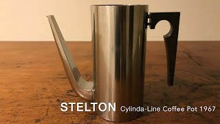 STELTON Cylinda-Line  coffee pot 1967 Design by Arne Jacobsen ステルトン シリンダライン コーヒーポット アルネ ヤコブセン