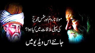 Story of Molana Rumi And Shamns Tabraiz |in Urdu Hindi | Shams Tabrez ki Rumi seMulaqat ka Waqia|