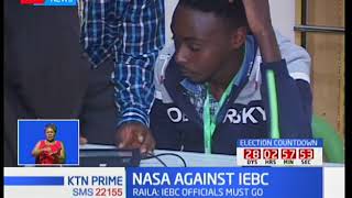 NASA presidential candidate Raila Odinga insists that IEBC still has enough to switch firms
