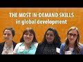 The most in demand skills in global dev