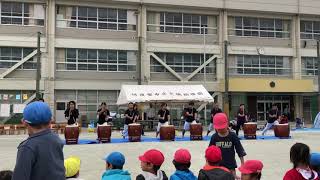 OWD和太鼓 2018.10.14 四季打ち 第40回大楠幼稚園運動会