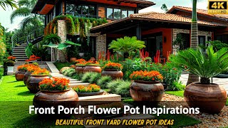 Front Yard Makeover: Unique Flower Pot Design Ideas for the Front of Your House