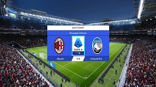 AC Milan vs Atalanta | 2022-23 Serie A | PES 2021