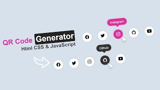 Create Social Media Buttons with Tooltip on Hover using only HTML CSS & JavaScript #html #css #js