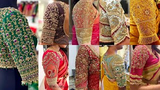 💗Bridal Heavy Maggam Work Blouse Designs|Aari style Work Designs|Latest Blouse Designs #maggamwork