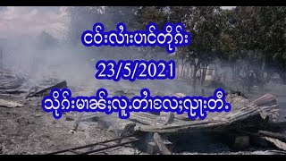 ငဝ်းလၢႆးပၢင်တိုၵ်း သိုၵ်းမၢၼ်ႈလူႉတၢႆလႄႈၺႃးတီႉ - 23/5/2021