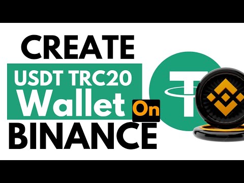 How To Create USDT Trc20 Wallet On Binance - YouTube