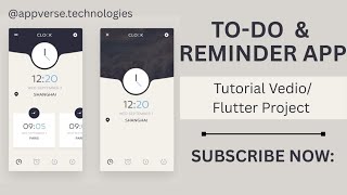 Flutter To-Do & Reminder App UI/Tutorial | Local Notifications & State Management