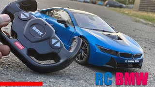 RC BMW I8  FAST TOY FOR KIDS TESTING WITH REMOTE CONTROL OFFICIALLY