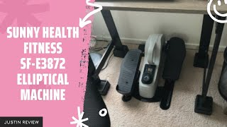 Sunny Health & Fitness SF-E3872 Magnetic Under Desk Elliptical Machine Review, Testing 2022