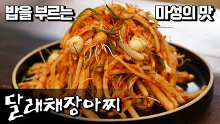 달래채장아찌 | 달래요리, 봄제철음식, 달래손질