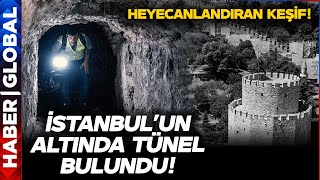 İstanbul'un Altında Tünel Bulundu! Haber Global Asırlar Sonra Keşfedilen Tünele Girdi