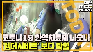 '감염 억제 탁월' 한약 치료제 나오나?/대전MBC