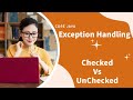 What is Exception in Java | Java Exception Handling | Checked Vs Unchecked Exception in Java