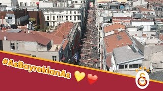 Beyoğlu sadece Cimbombom'undur! #AsBayraklarıAs - Galatasaray