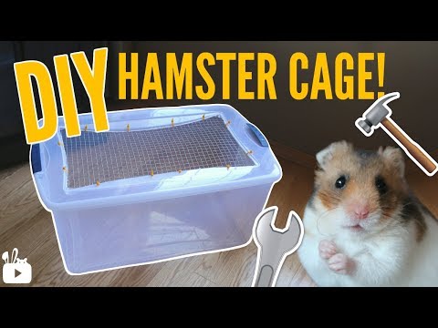 HOW TO MAKE A BIN CAGE | DIY Hamster cage! HOW TO MAKE A BIN CAGE | DIY Hamster cage!