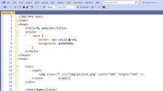 Tips for working with HTML in Visual Studio