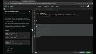 Value equal to index value - Basic - GeeksforGeeks