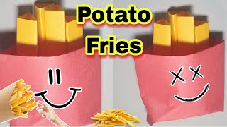 Origami French Fries | How to Fold an Origami Paper French Fries