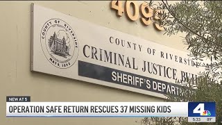 Nearly 40 missing teens found, rescued in Riverside County
