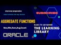 Mastering SQL Aggregate Functions: A Comprehensive Guide