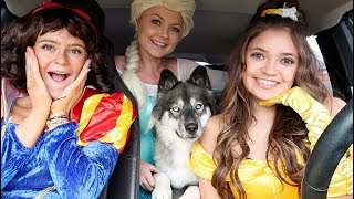 Princesses Surprise Kakoa With Dancing Car Ride!