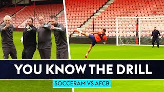 TEAM SOCCER AM VS BOURNEMOUTH AFC 🍒 | You Know The Drill | Six-Shot Challenge