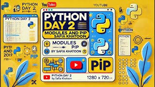 Python Day 2: Understanding Modules and Pip | A Step-by-Step Guide By @dev_safia