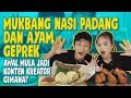 AWAL MULA JADI KONTEN KREATOR GIMANA ⁉️ SAMBIL MUKBANG NASI PADANG DAN AYAM GEPREK