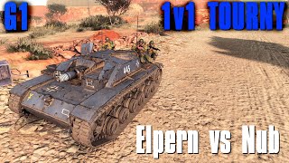 Elpern(WEHR) vs nub(US) G1 - Quarter Finals - Hans' CoH3 1v1 Tournament