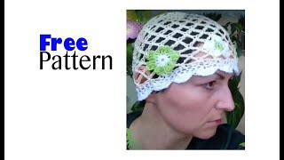 Free Pattern - Crochet Mesh Hat Adult Size