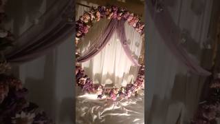 engagement decoration ideas DIY backdrop flowers floral #shorts #shortvideo #trending #viral