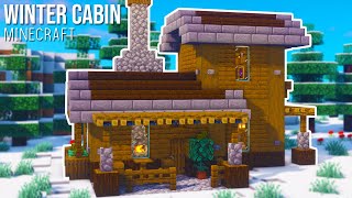 Minecraft : How to Build a Winter Cabin