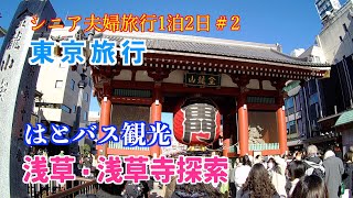 東京観光1泊２日＃2【シニア夫婦旅行】